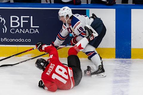 Patrick Moynihan #19 of the United States. (Photo by Codie McLachlan/Getty Images)