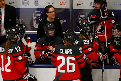 PLYMOUTH, MI – APRIL 06: Head coach Danile Sauvageau (Photo by Gregory Shamus/Getty Images)