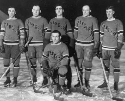 Cook (top left) was one of the Rangers first franchise stars (Photo by NY Daily News Archive via Getty Images)