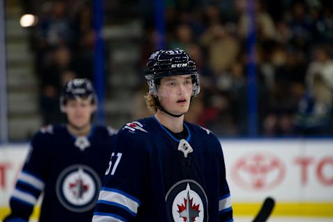 Chaz Lucius #51, Winnipeg Jets. (Photo by Marissa Baecker/Getty Images)