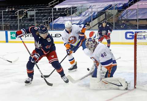 Semyon Varlamov #40 of the New York Islanders. Mandatory Credit: Bruce Bennett/Pool Photo-USA TODAY Sports