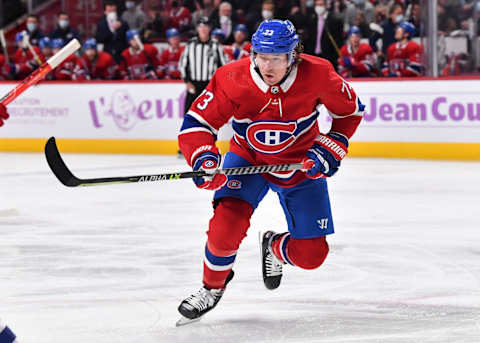 MONTREAL, QC – NOVEMBER 20: Tyler Toffoli #73 of the Montreal Canadiens  . (Photo by Minas Panagiotakis/Getty Images)