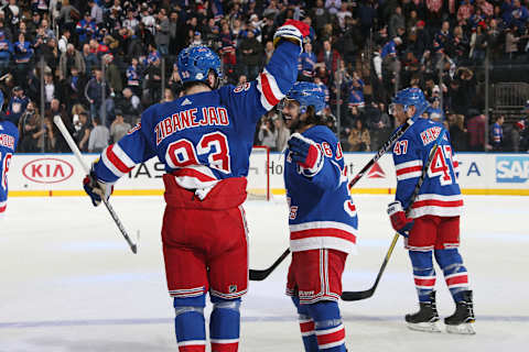 NEW YORK, NY – FEBRUARY 09: Mika Zibanejad