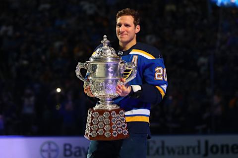 Alexander Steen #20 of the St. Louis Blues. (Photo by Dilip Vishwanat/Getty Images)