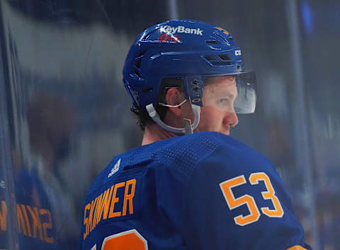 Jeff Skinner #53 of the Buffalo Sabres. (Photo by Kevin Hoffman/Getty Images)