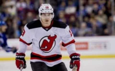 NHL Fantasy: New Jersey Devils forward Mike Cammalleri (13) skates against the Vancouver Canucks at Rogers Arena. Mandatory Credit: Bob Frid-USA TODAY Sports