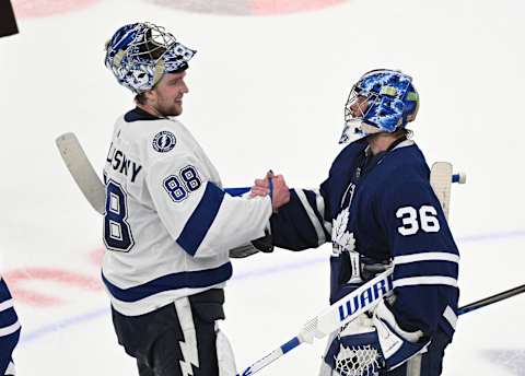 Toronto Maple Leafs goalie Jack Campbell (36): Dan Hamilton-USA TODAY Sports