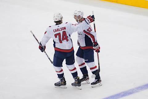 John Carlson, Evgeny Kuznetsov, Washington Capitals Mandatory Credit: John E. Sokolowski-USA TODAY Sports