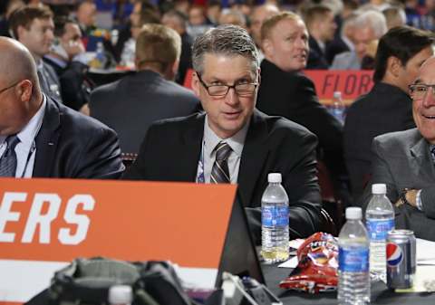 Chuck Fletcher, General Manager of the Philadelphia Flyers (Photo by Bruce Bennett/Getty Images)