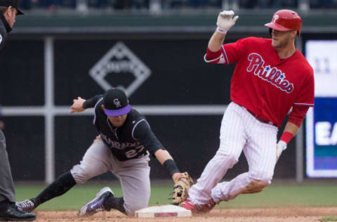 Saunders Doubles Before Joseph Smacks a Walk-Off Single in the 11th Inning. Photo by Bill Streicher – USA TODAY Sports.