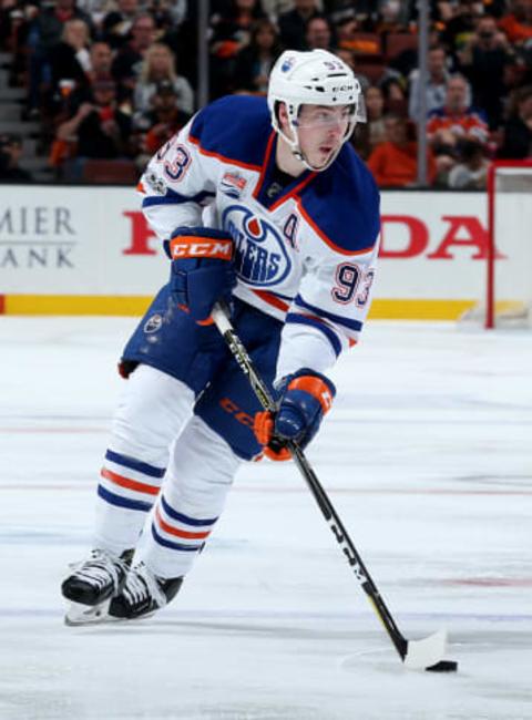 ANAHEIM, CA – APRIL 28: Ryan Nugent-Hopkins. (Photo by Debora Robinson/NHLI via Getty Images)