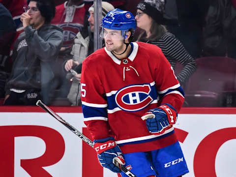 Ryan Poehling #25 of the Montreal Canadiens (Photo by Minas Panagiotakis/Getty Images)