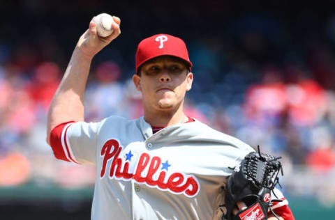 Although Hellickson Pulls the String with His Changeup, He Sets It Up Here with a Four-Seam Fastball. Photo by B. Mills – USA TODAY Sports.