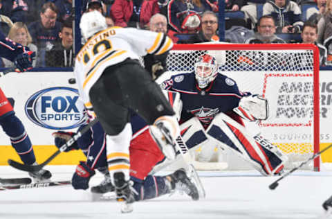 COLUMBUS, OH – OCTOBER 30: Goaltender Sergei Bobrovsky