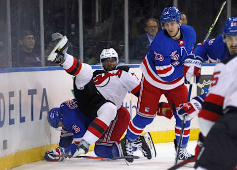 P.K. Subban #76 of the New Jersey Devils. (Photo by Bruce Bennett/Getty Images)