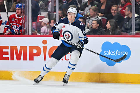 Logan Stanley #64, Winnipeg Jets. (Photo by Minas Panagiotakis/Getty Images)