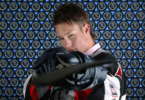 VANCOUVER, BC – JUNE 24: The 24th overall pick Dennis Persson of the Buffalo Sabres poses for a portrait backstage at the 2006 NHL Draft held at General Motors Place on June 24, 2006 in Vancouver, Canada. (Photo by Harry How/Getty Images for NHL)