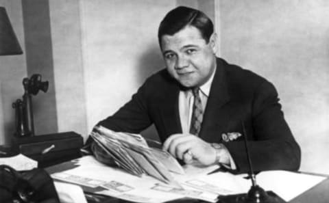 Babe Ruth circa 1927.  Allsport Hulton/Archive