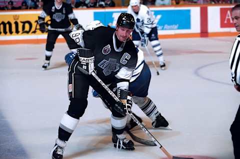 Wayne Gretzky #99 of the Los Angeles King. (Photo by Graig Abel/Getty Images)