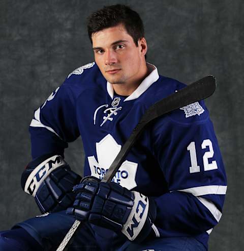 TORONTO, ON – AUGUST 27: Tyler Biggs  (Photo by Claus Andersen/NHLPA via Getty Images)