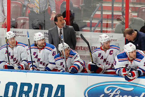 Head coach John Tortorella of the New York Rangers(Photo by Joel Auerbach/Getty Images)