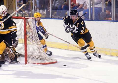 Boston Bruins, Ray Bourque (Photo by Bernstein Associates/Getty Images)