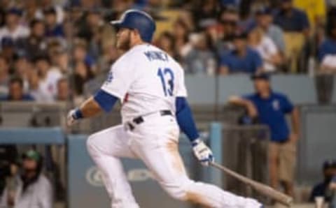 LOS ANGELES, CA – JUNE 27: Los Angeles Dodgers’ Max Muncy during a MLB game between the Chicago Cubs and the Los Angeles Dodgers on June 27, 2018 at Dodger Stadium in Los Angeles, CA. (Photo by Kyusung Gong/Icon Sportswire via Getty Images)