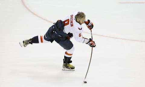 Washington Capitals left wing Alex Ovechkin (8). Mandatory Credit: Charles LeClaire-USA TODAY Sports