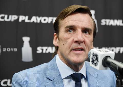 Vegas Golden Knights President of Hockey Operations and general manager George McPhee. (Photo by Ethan Miller/Getty Images)