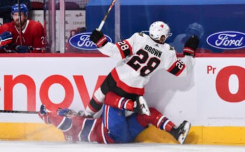 MONTREAL, QC – MARCH 02: Connor Brown #28 of the Ottawa Senators . (Photo by Minas Panagiotakis/Getty Images)