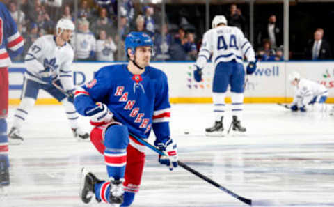 Chris Kreider #20 of the New York Rangers