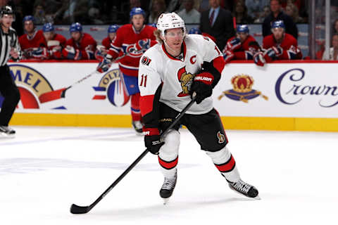 NHL, Daniel Alfredsson (Photo by Francois Laplante/Freestyle Photo/Getty Images)