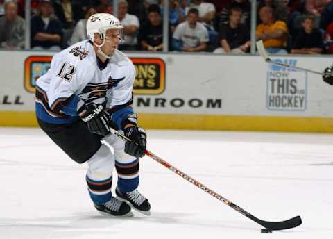 Peter Bondra, Washington Capitals (Photo By Dave Sandford/Getty Images/NHLI)