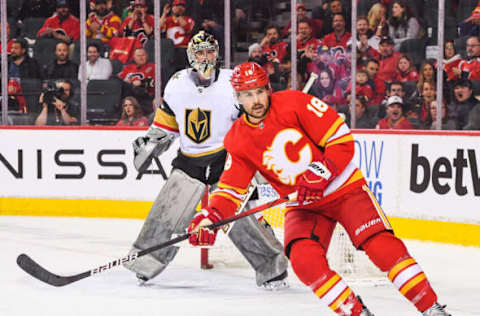 Ryan Carpenter #18, Calgary Flames (Photo by Derek Leung/Getty Images)