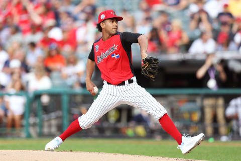 New York Yankees pitching prospect Deivi Garcia (Photo by Rob Tringali/MLB Photos via Getty Images)