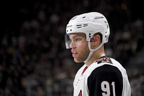 Taylor Hall #91 of the Arizona Coyotes (Photo by Ethan Miller/Getty Images)