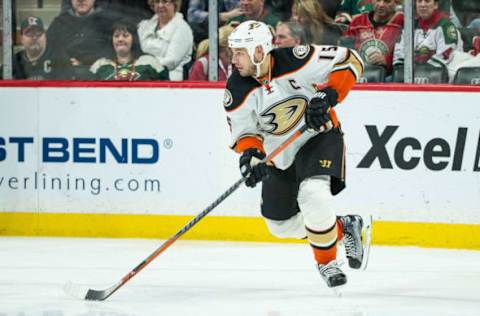 NHL Power Rankings: Anaheim Ducks forward Ryan Getzlaf (15) during a game between the Anaheim Ducks and Minnesota Wild at Xcel Energy Center. The Wild defeated the Ducks 5-3. Mandatory Credit: Brace Hemmelgarn-USA TODAY Sports