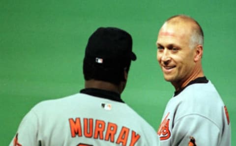 Eddie Murray and Cal Ripken: As hard as it is to believe, they were teammates on one of the worst teams in baseball history. CRAIG LASSIG/AFP/Getty Images)