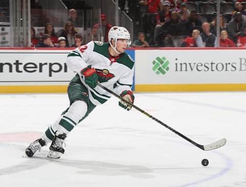 Kevin Fiala #22 of the Minnesota Wild (Photo by Bruce Bennett/Getty Images)