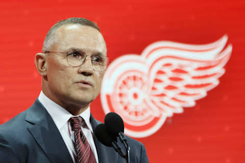 Steve Yzerman. (Photo by Bruce Bennett/Getty Images)