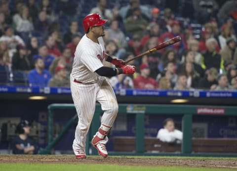 Alfaro will provide some needed pop at the bottom of the order. Photo by Mitchell Leff/Getty Images.