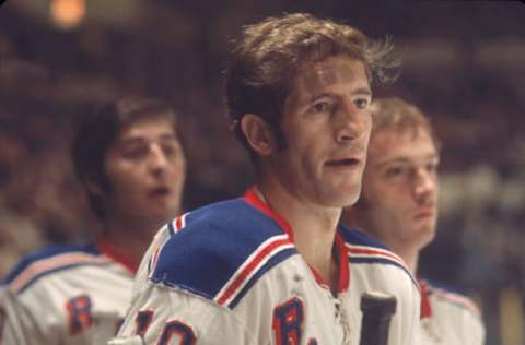 Jean Ratelle of the New York Rangers(Photo by Melchior DiGiacomo/Getty Images)