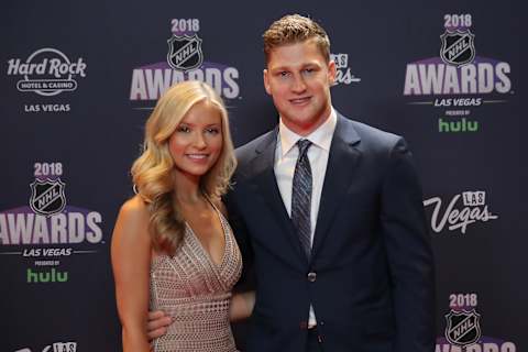 Nathan MacKinnon of the Colorado Avalanche (Photo by Bruce Bennett/Getty Images)