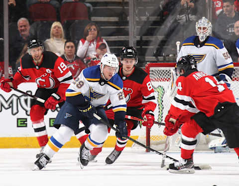 Vince Dunn #29 of the St. Louis Blues (Photo by Bruce Bennett/Getty Images)