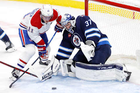 Nov 3, 2022; Winnipeg, Manitoba, CAN; Montreal Canadiens. Mandatory Credit: James Carey Lauder-USA TODAY Sports