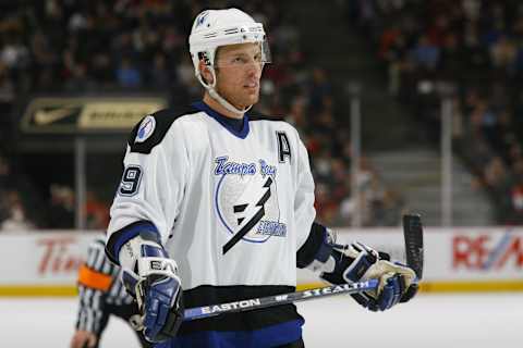 Brad Richards of the Tampa Bay Lightning. (Photo by Phillip MacCallum/Getty Images)