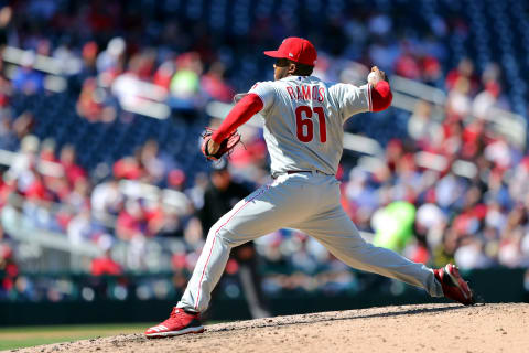 When Robertson and Arano return, Ramos might make optioning him to Lehigh Valley a difficult decision. Photo by Alex Trautwig/MLB Photos via Getty Images.