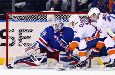 Alexander Georgiev had the Islanders’ number, showing his true Rangers colors.