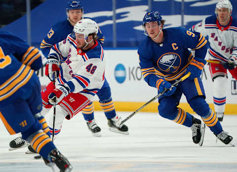 Brendan Lemieux #48 of the New York Rangers. (Photo by Kevin Hoffman/Getty Images)