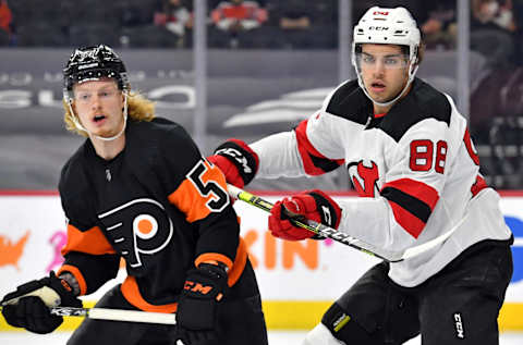 New Jersey Devils defenseman Kevin Bahl (88): (Eric Hartline-USA TODAY Sports)